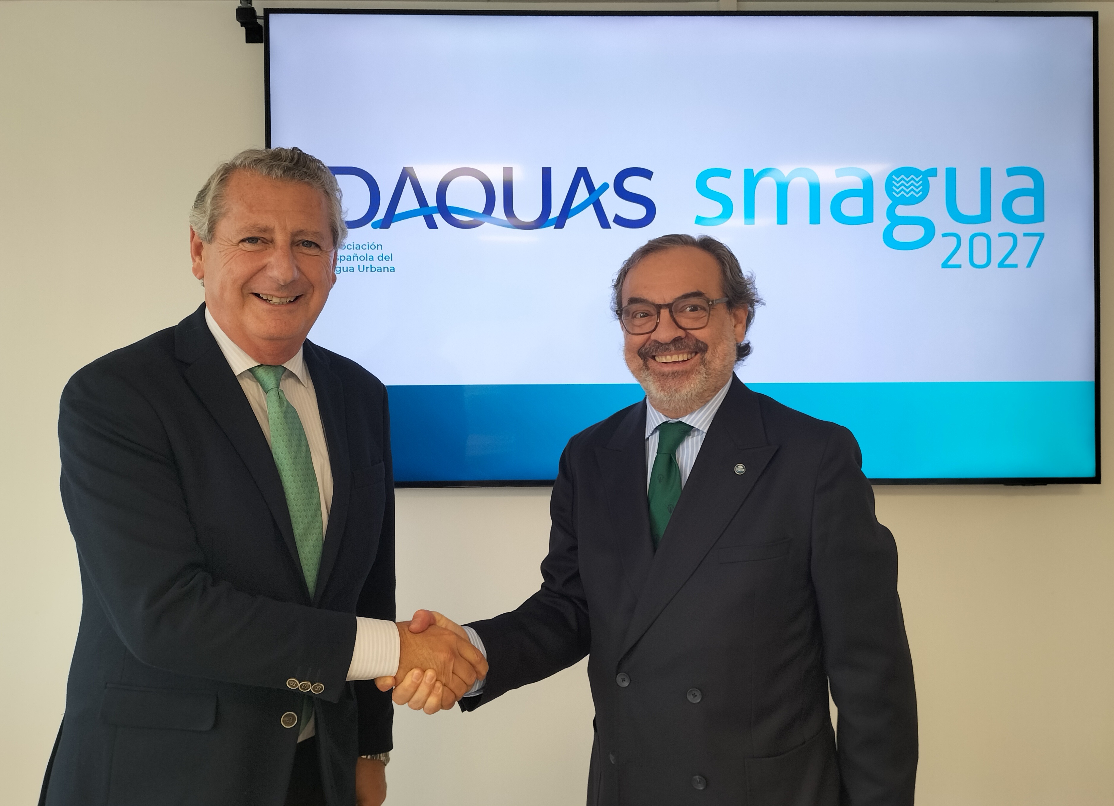 DAQUAS y Feria de Zaragoza firman un convenio de colaboración para promover la participación del sector del agua urbana en SMAGUA 2027