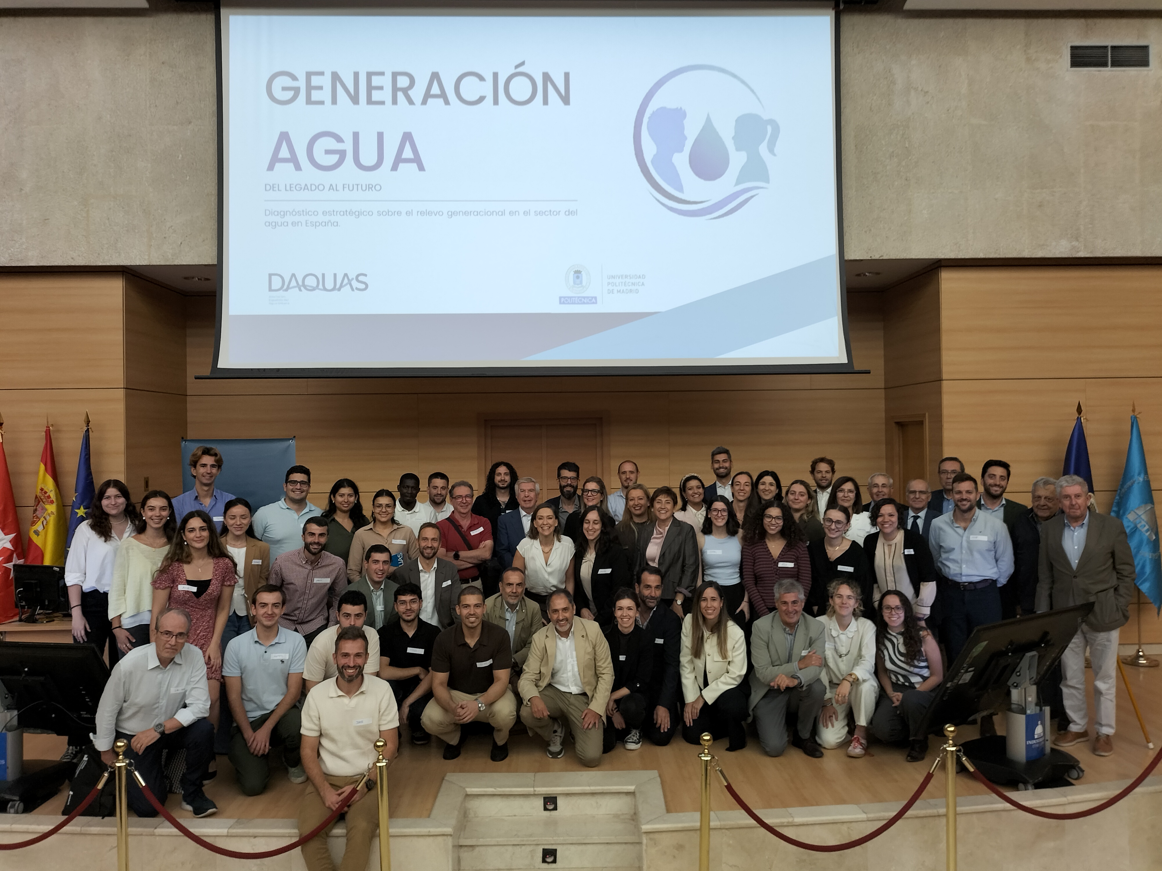 DAQUAS reúne a varias generaciones para abordar el futuro profesional del sector del agua urbana